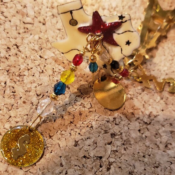 Lunch at the Ritz - Texas Tea Lonestar Earrings - Vintage - Picture 10 of 13